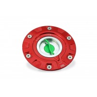 CNC Racing TRICOLORE 'GEAR' Aluminum Gas Cap for Ducati Multistrada V4 / 1200 / 1260 / 950, Diavel 1260, and Hypermotard 950 CNC Racing TRICOLORE 'GEAR' Aluminum Gas Cap for Ducati Multistrada V4 / 1200 / 1260 / 950, Diavel 1260, and Hypermotard 950